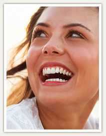 stock photo of a smiling woman